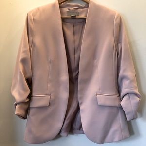 H&M pale pink blazer